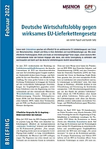 Vorschaubild von 'Deutsche Wirtschaftslobby gegen wirksames EU-Lieferkettengesetz'