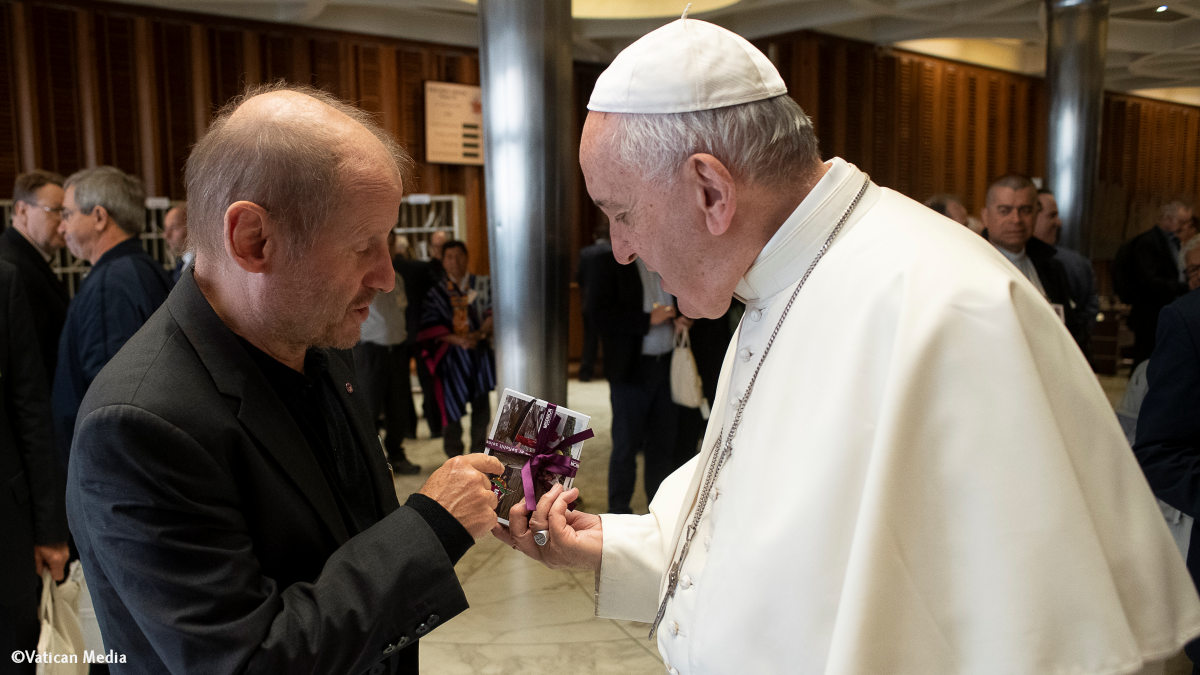 Papst Franziskus und Pirmin Spiegel, Geschäftsführer von Misereor